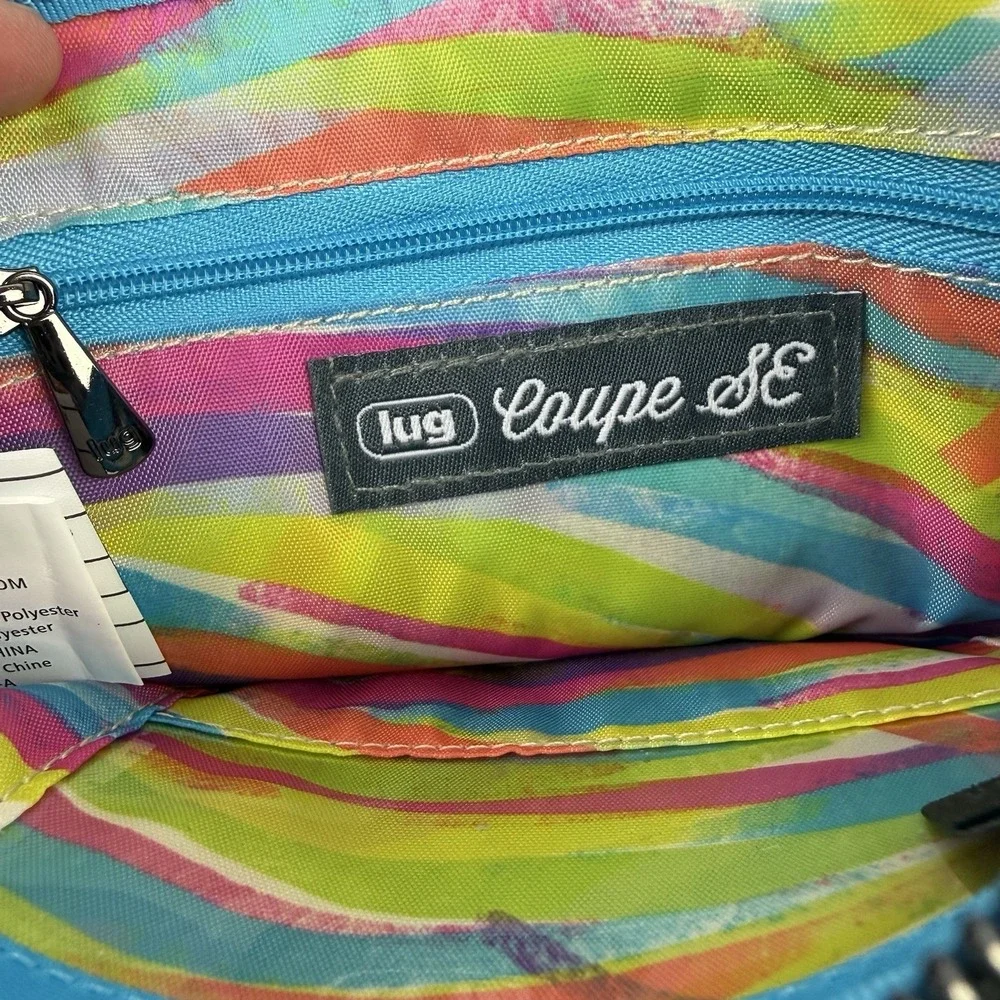 Lug Coupe SE Bag Teal Aqua‎ Quilted Nylon Convertible Belt Bag Purse Brand New